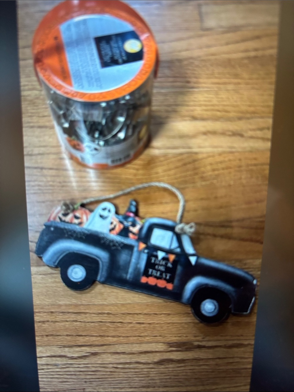 Halloween Truck wood Hanging and cookie cutters